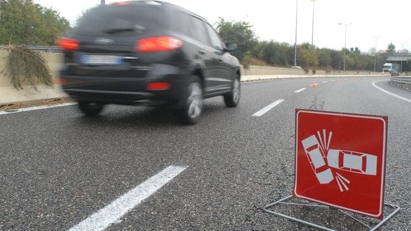 L’incidente alla frazione Olmo di Lodi ha avuto conseguente sulla viabilità della tangenziale (foto Archivio)