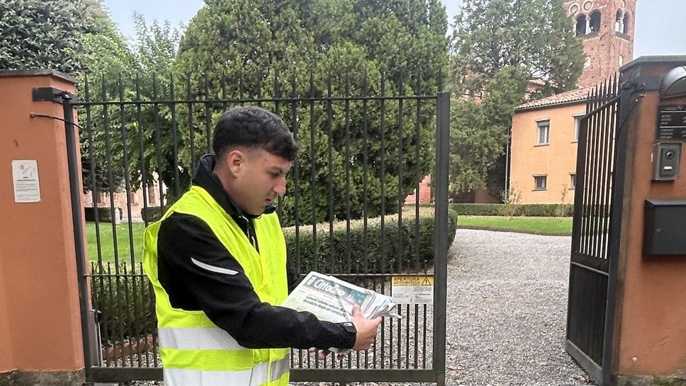 Dal Centro Poste a Viboldone per consegnare «il Cittadino»