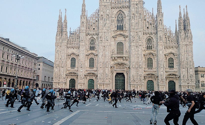 MILANO «Le idee si difendono con le parole e non con la violenza»