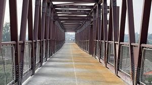 Orio Litta - Spunta la ruggine sul ponte ciclopedonale VenTo