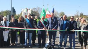 Inaugurata a Casalle Landi la variante di via Gerre