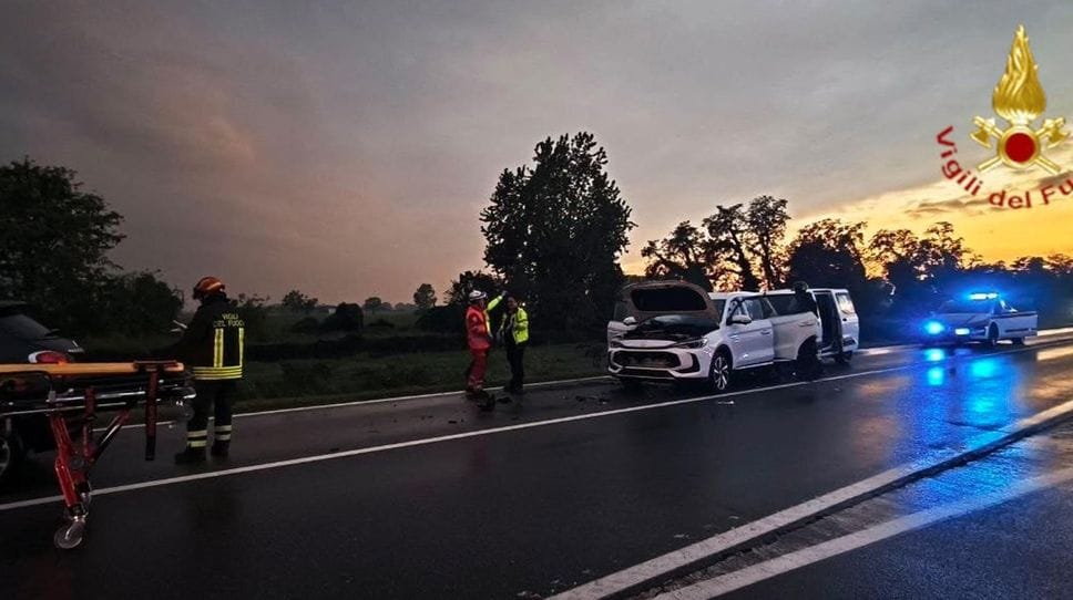 Maxi tamponamento a San Martino in Strada, nove feriti lievi