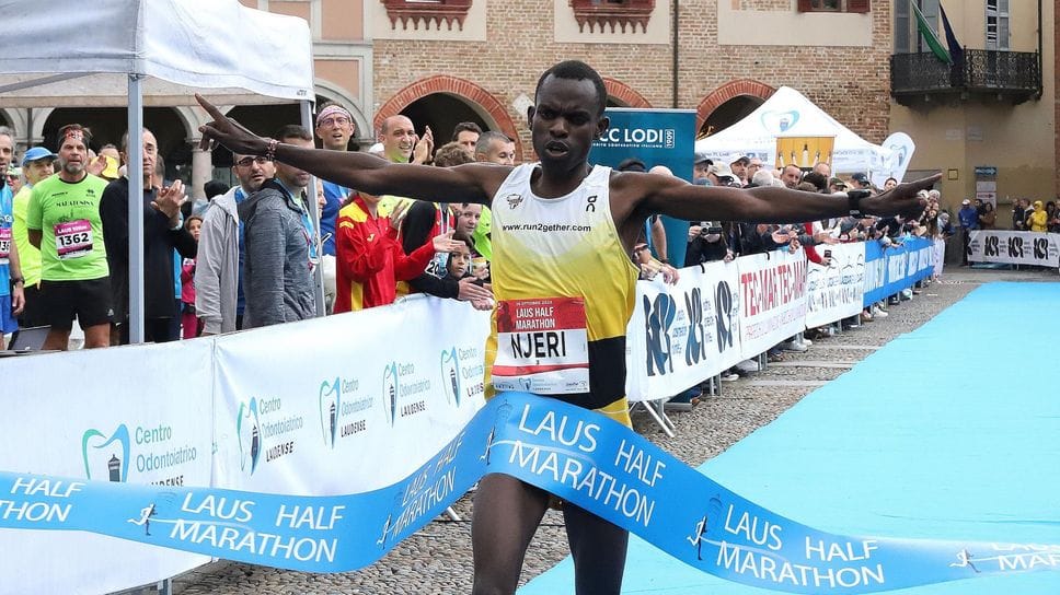 Stephen  Mwangi Njeri e Sara Bottarelli a caccia del bis alla Laus Half Marathon