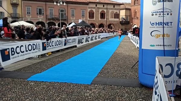 Laus Half Marathon. il primo italiano