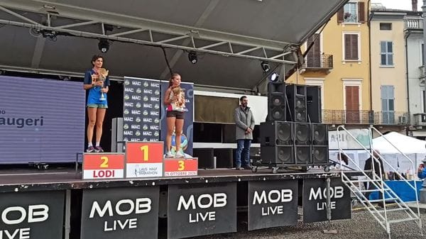 Laus Half Marathon, premiazioni 10 km femminile