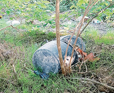 Graffignanana - Rifiuti di ogni tipo “crescono” ai piedi del ponte sul Lambro 