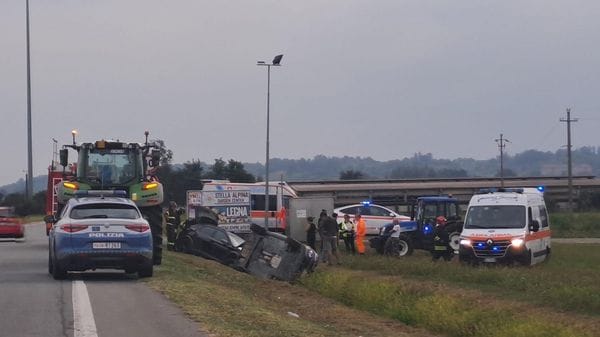 Borghetto - Violento schianto sulla provinciale 23