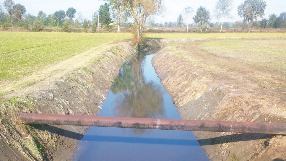 Una veduta del Sillaretto in mezzo alla campagna