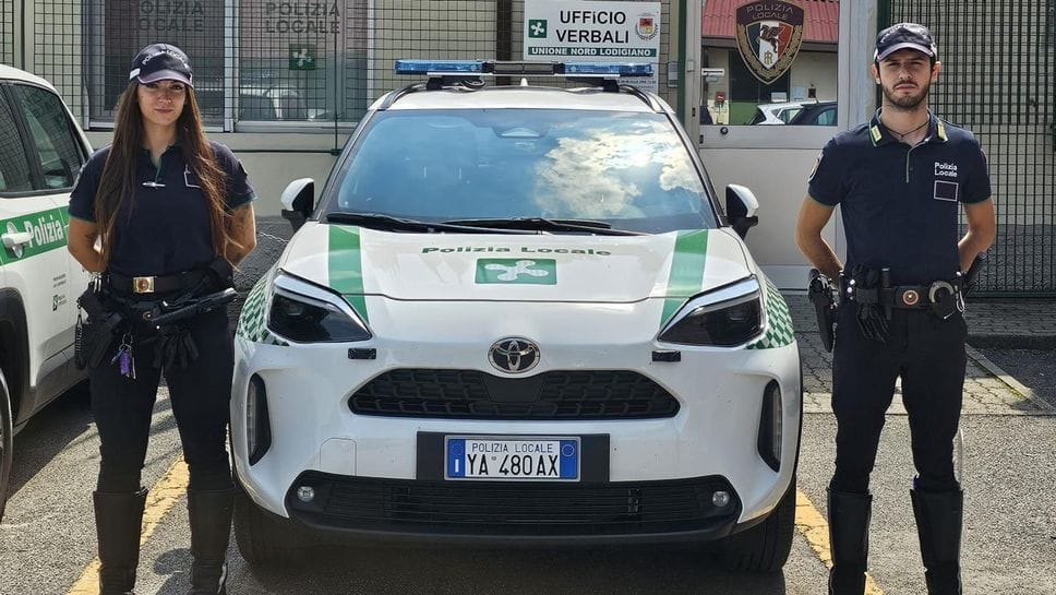 Una pattuglia dell’Unione Nord Lodigiano