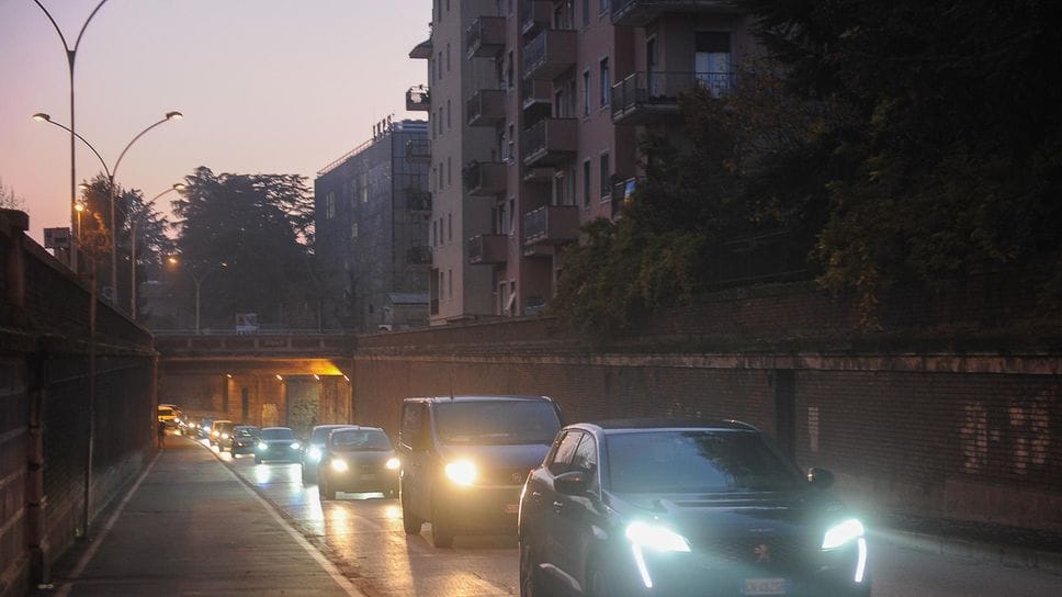 Il sottopassaggio di via San Colombano