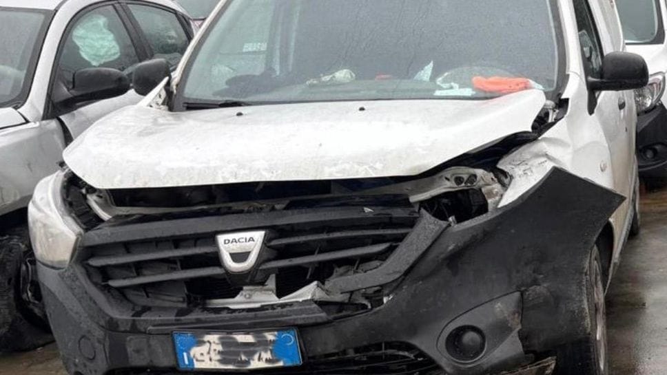 Una delle vetture coinvolte (Agosti)