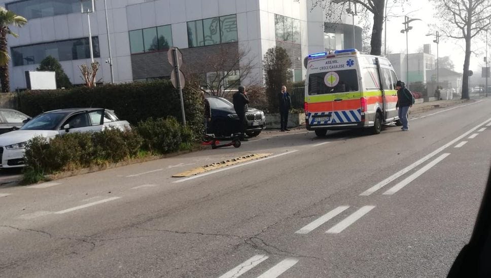 La scena dell’incidente