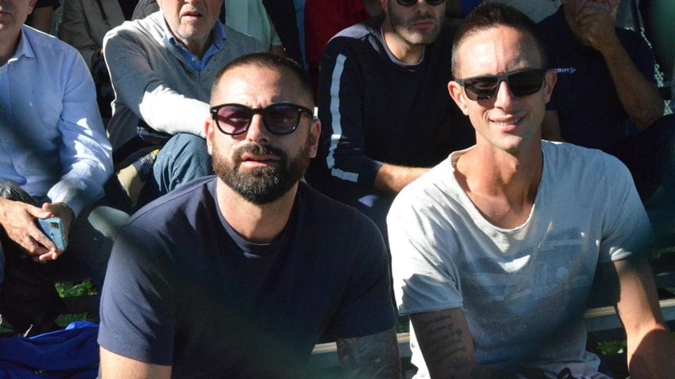 Jacopo Zenga in tribuna a Milano in settembre a vedere Barona-Codogno