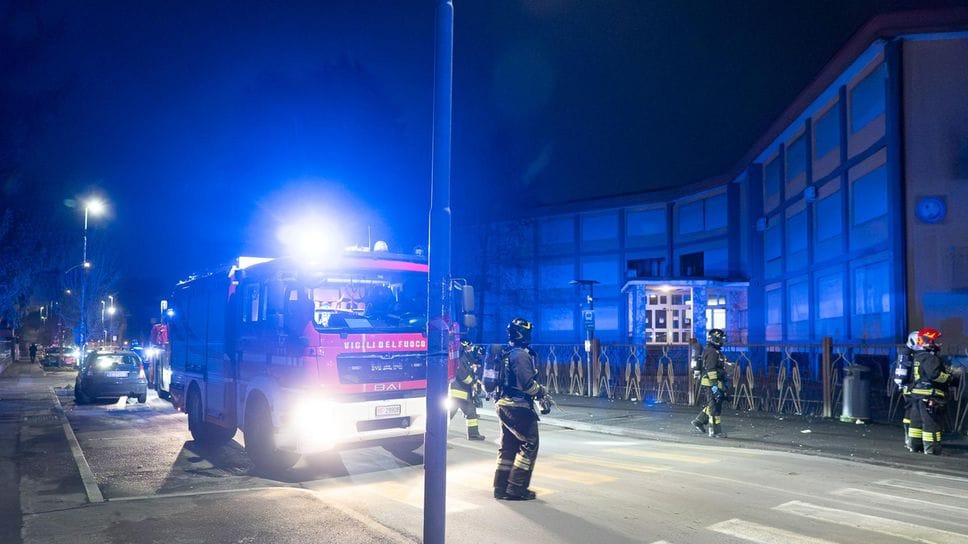 I vigili del fuoco sul posto (Tommasini)