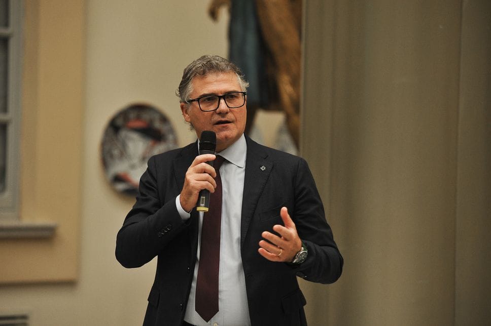 Il presidente della Bcc Centropadana Angelo Boni