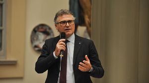 Il presidente della Bcc Centropadana Angelo Boni