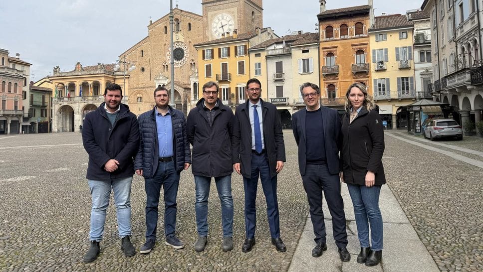 Da sin. Delmiglio, Filipazzi, Guidesi, Raimondo, Bariselli e Baggi