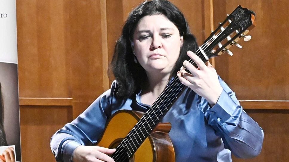 Irina Kulikova durante l’esibizione