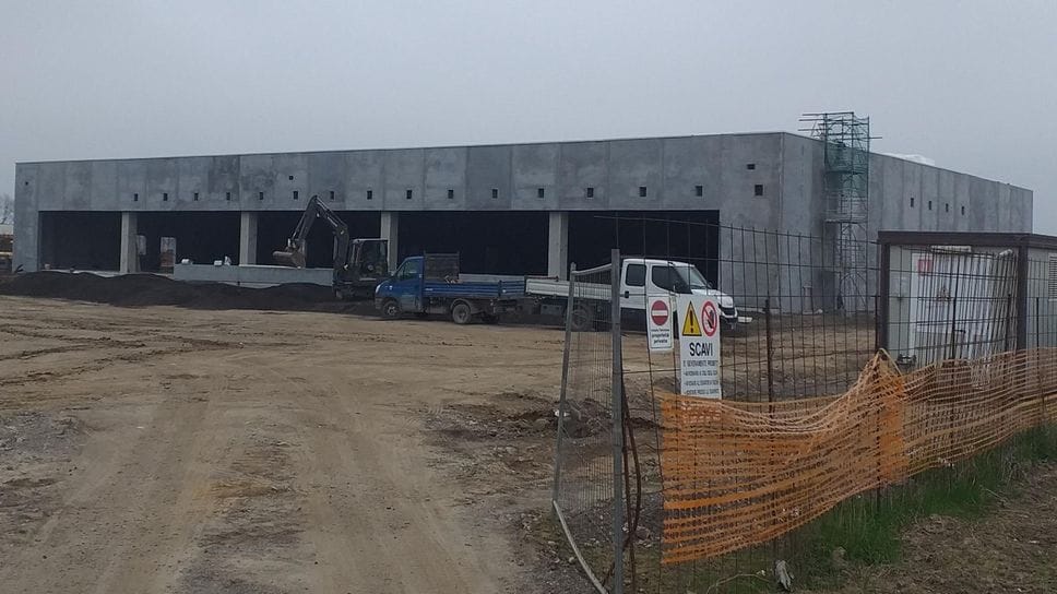 L’area di Dresano dove aprirà l’nes (Cornalba)