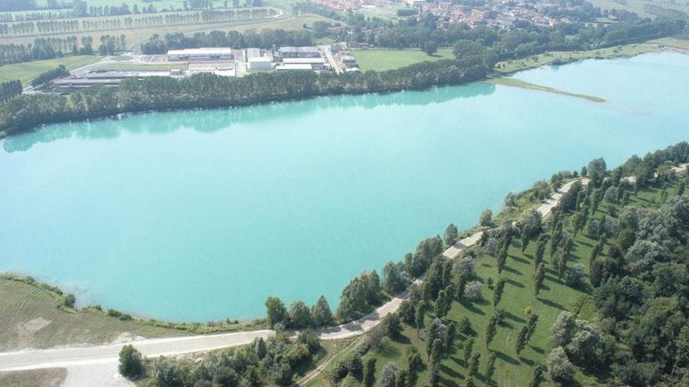 Il laghetto di cava di Montanaso Lombardo