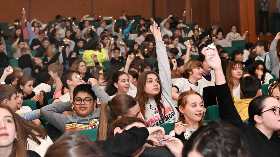 Un momento del pomeriggio di festa