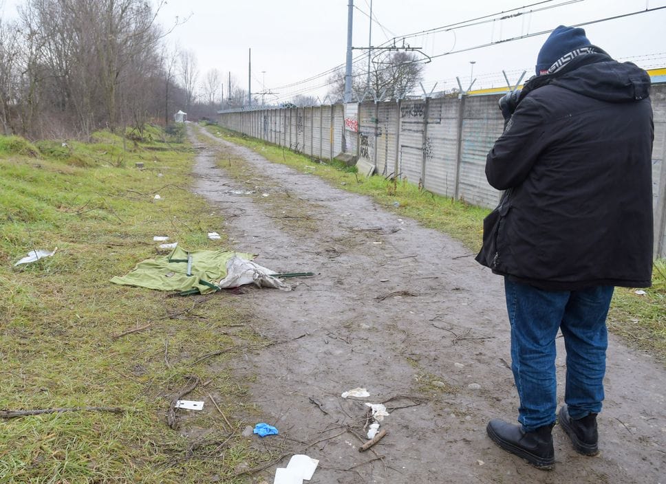 La zona dell’omicidio di Mansouri (archivio)