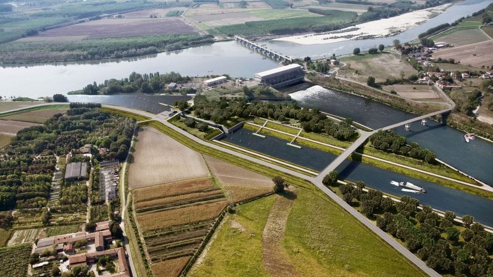 La zona di Isola Serafini (archivio)