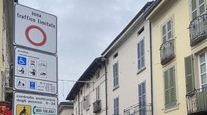 Uno dei varchi della Ztl di Lodi