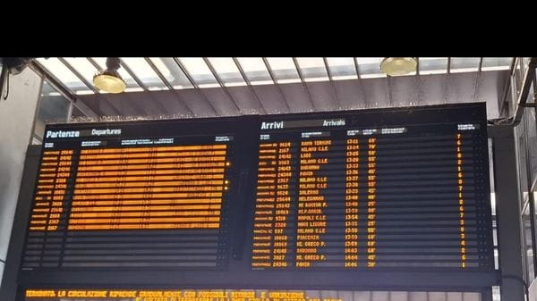 Circolazione ferroviaria nel caos