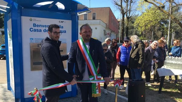 A San Bovio inaugurata la casa dell’acqua: un presidio sociale