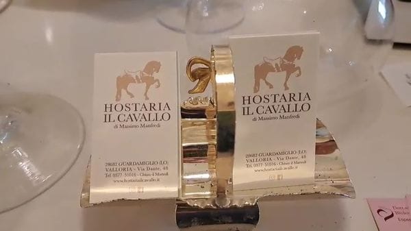 Massimo Manfredi, chef del ristorante Hostaria Il Cavallo di Guardamiglio