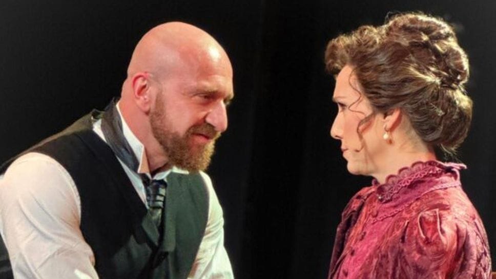 Un momento dello spettacolo in scena mercoledì sera