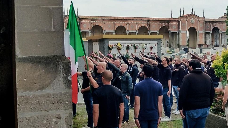 Una delle commemoriazioni in ricirdi di Ramelli (archivio)