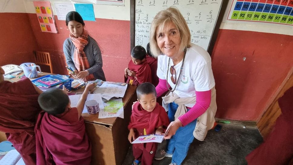 Maria Grazia Galuzzi in Nepal