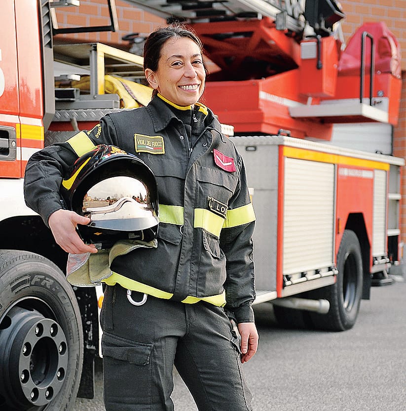 Giulia Distefano, trentaseienne di Ragusa, da due anni in servizio presso la caserma di Lodi