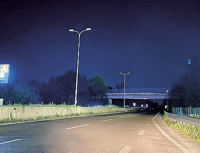 Ancora luci a singhiozzo in tangenziale a Lodi, tratti al buio sulle carreggiate
