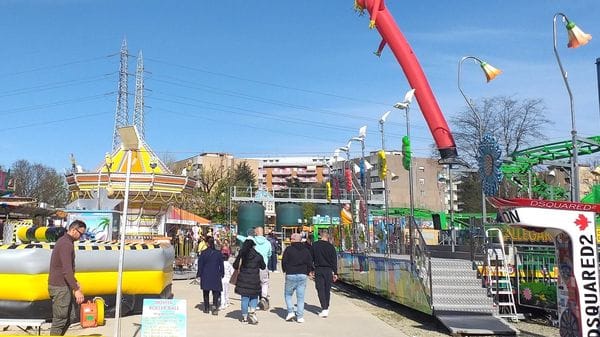 Un luna park “sdoppiato” per grandi e piccini
