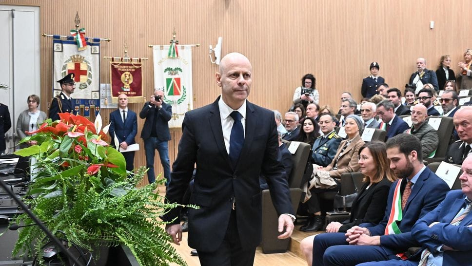 Il questore Giuseppe Salvago (Borella)