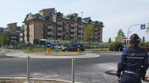 Melegnano, aperta la nuova rotonda su viale della Repubblica