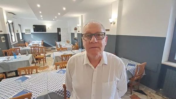 Vincenzo, l'ex militare ai fornelli