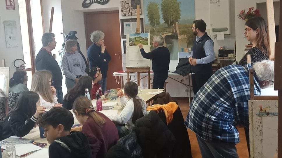 I bambini diventano pittori a Villa Moncucca con Van Gogh