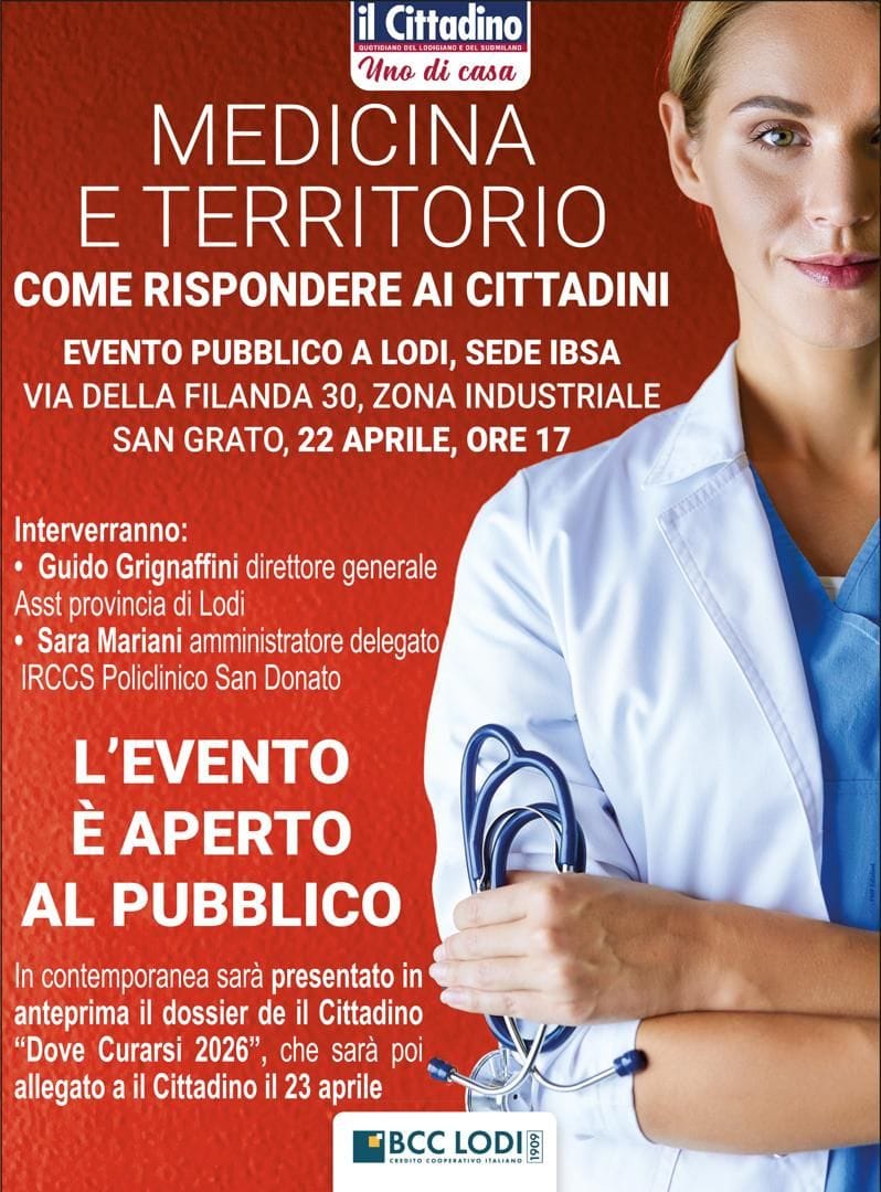 Medicina e territorio a Lodi e nel Sudmilano: il dibattito pubblico alla sede dell’Ibsa di Lodi