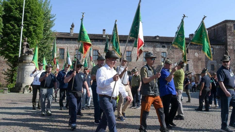 In festa gli alpini di Melegnano-Vizzolo-Mediglia all’ombra del castello