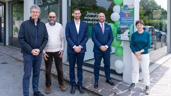 Lodi sempre più cardioprotetta: inaugurata la sesta postazione Dae