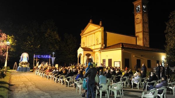 Il vescovo Maurizio ad Arcagna per la Madonna del Gabòn