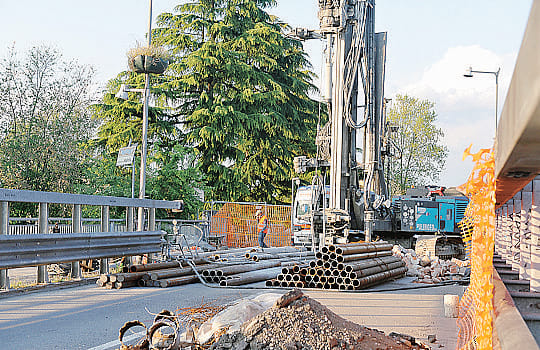 Incidente nel cantiere sul ponte dell’Adda, i sindacati: «Urgente accelerare ogni azione concreta»