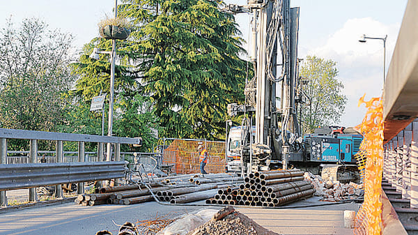 Incidente nel cantiere sul ponte dell’Adda, i sindacati: «Urgente accelerare ogni azione concreta»