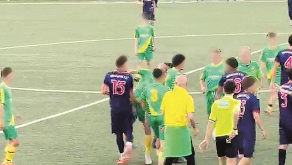 Sei squalificati e una multa per la rissa durante la partita a Vidardo