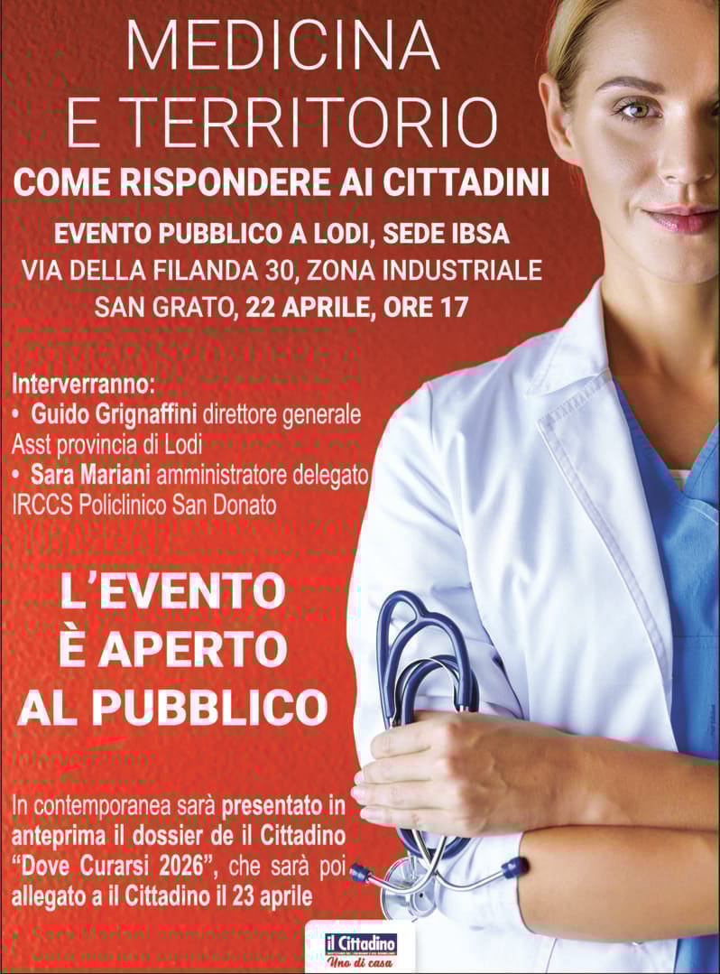 Medicina e territorio a Lodi e nel Sudmilano: il dibattito pubblico alla sede dell’Ibsa di Lodi  