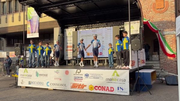 La partenza del Gran premio del Perdono a Melegnano